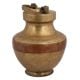 Hand Crafted Brass Ganga Jamuna Kamandal Oil Pot