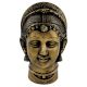 Hand Crafted Black Patina Brass Parwati Gauri Face Statue Gangaur