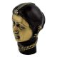 Handmade Antique Gold And Black Brass Gangaur or Gauri Head Statue