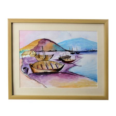 Everyday Beach Water Colour Painting