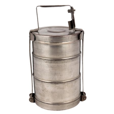 Three Tier Brass Lunch Tiffin Box