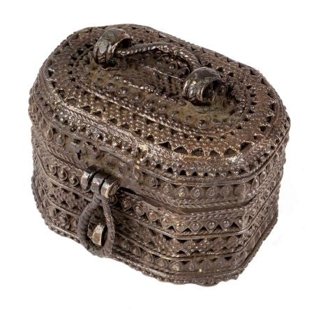 Brass Dhokra Art Jewelry Box