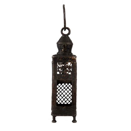 Brass Tea Light Holder Lantern