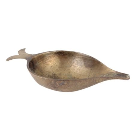 Brass Fish Shape Single Arti Diya