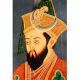 Mughal Painting Of Emperor Canvas Painting