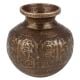 Old Brass Unique Dsesign Engraved Flower Pot