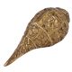 Brass Engraved Conch Shell Decor Ornament In Golden Finish