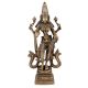 Black Brass Standing Laxmi Statue