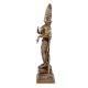 Black Brass Standing Laxmi Statue
