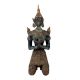 Brass Thai Angel Teppanom Kneeling Namaste Statue