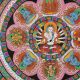Tibetan Thangka Painting Of Buddha Mandala