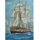 Canvas Painting Of French Ship Of The line At Sail