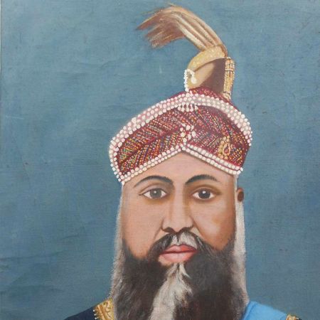 Hand Painted Portrait of A Major-General