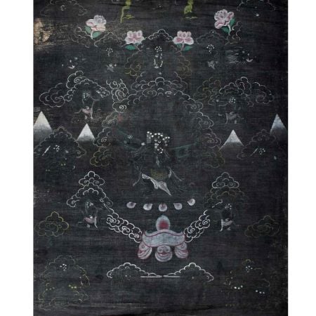 Thangka Painting Of Ekajati Wrathful Protector Deity