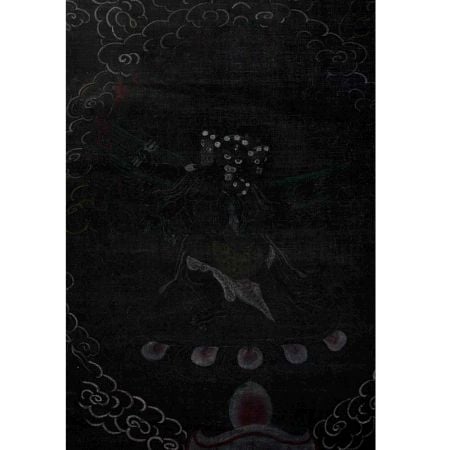 Thangka Painting Of Ekajati Wrathful Protector Deity