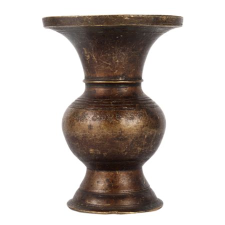 Urn Shaped Brass Vase