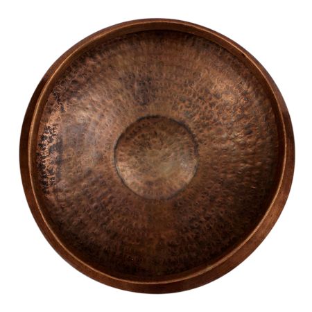 Brass Flattened Rim Urli Bowl