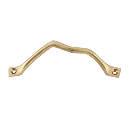 Golden Brass Crooked Cabinet Door Handle