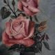 Oil Painting Of Pink RosesÂ On Canvas