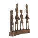 Brass Figurines Of Tribal Musical Band From Dhokra