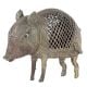 Brass Pig Dhokra Art Incense Holder