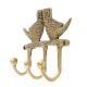 Brass Owl Wall Hook Key Hanger