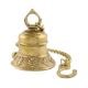 Brass Temple Bell With Long Chain