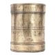 Brass Rice Measuring Pot PadiÂ In Silver Finish