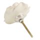 Cream Golden Rose Ceramic Cabinet Knobs