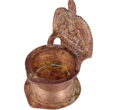 Brass Gajalakshmi Kamakshmi Oil Lamp Diya