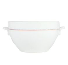 White Ceramic Bowl With Side Handles