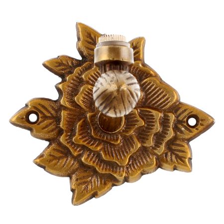 Brass Bud Flower Hanging Wall Mount Bracket