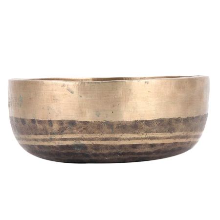 Brass Bowl Hammered Design In Dark Finish