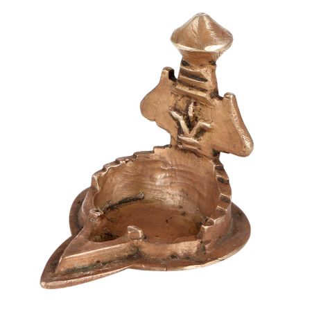 Brass Abstract Ganesha Idol Diya