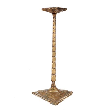 Brass Oil Diya Triangular Light Stand