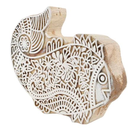 Set Of 1 Piece New Wooden Printing Block