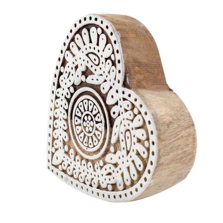 Set Of 1 Piece New Wooden Printing Block