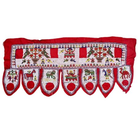 Red Toran Door Hanging