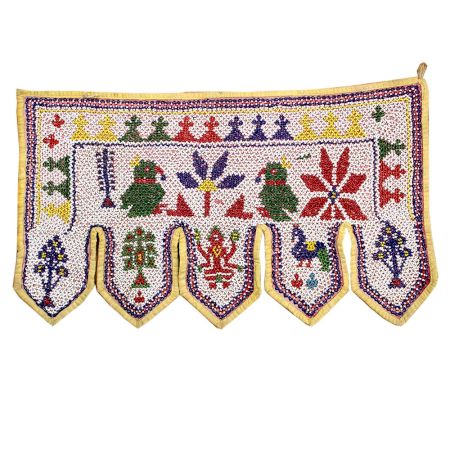Cloth Beads Door Hanging Or Toran