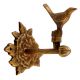 Brass Bird Figurine Bracket for Wall Shelves