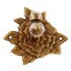 Brass Bud Flower Hanging Wall Mount Bracket