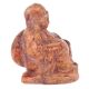 Tarnished Brass Laughing Buddha Statue