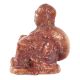 Tarnished Brass Laughing Buddha Statue