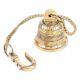 Brass Hanging Bell Or Pooja Ghanti With Chain