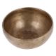 Rustic Brass Bowl With Rough Edges And Heavy Patina