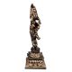 Lord Ganesha Om Mooshak Statue  Black And Golden