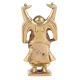 Brass Happy Man Laughing Buddha With both hands Raised Upwards