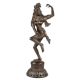 Brass Dancing Goddess Statue In Antique Finish