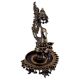 Peacock Design Oil Lamp Brass Diya With Many Bells