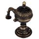 Brass Lobandan Incense Burner Jali Design with Handle